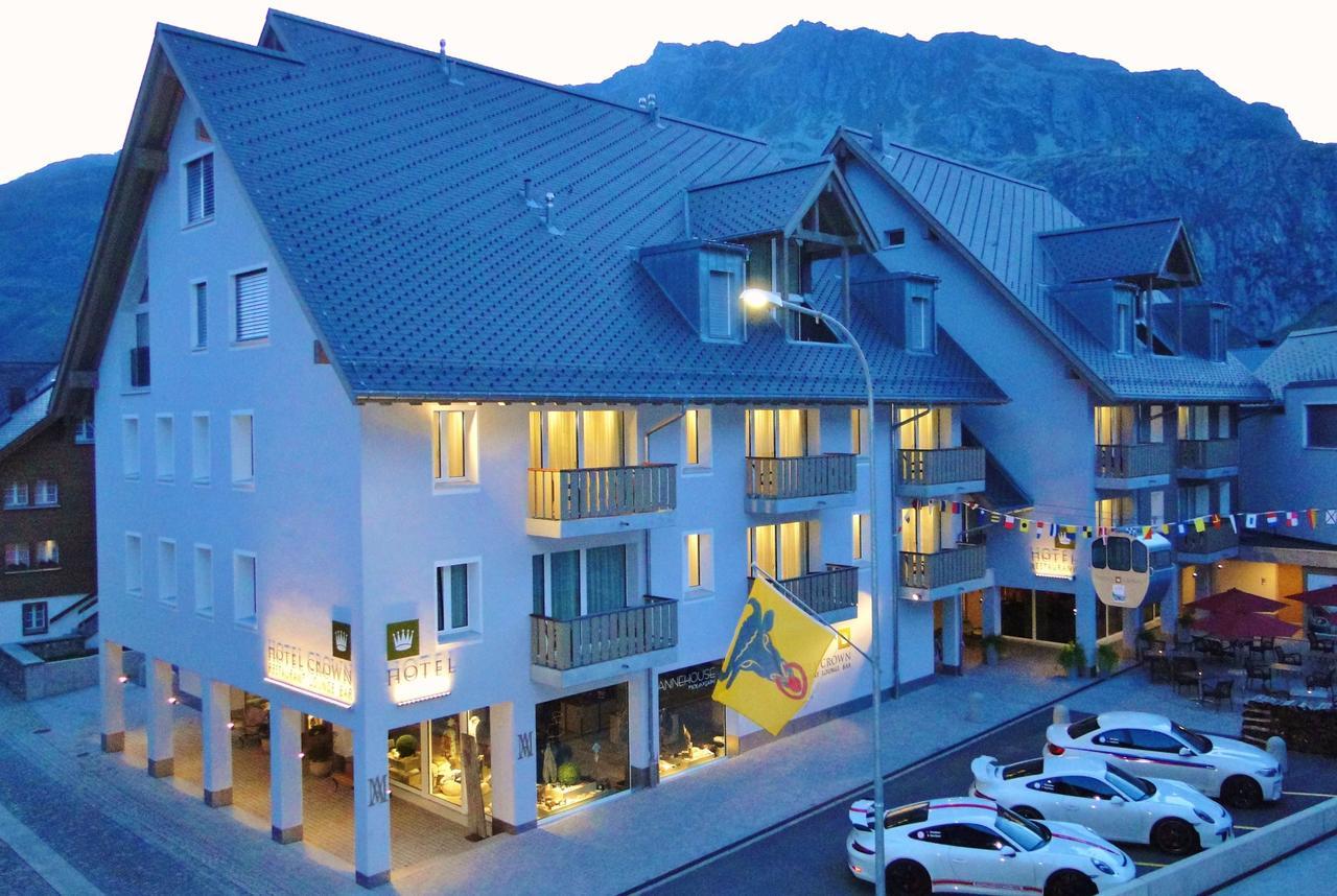 Hotel Crown Andermatt Bagian luar foto